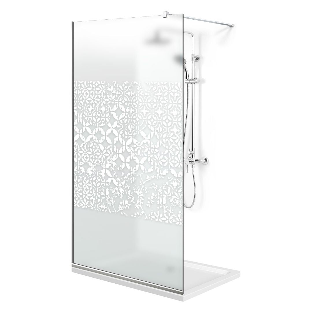 Zuhanyfal Walk-in, Zuhanyfal Rozsdamentes acél, #Matt #Matt