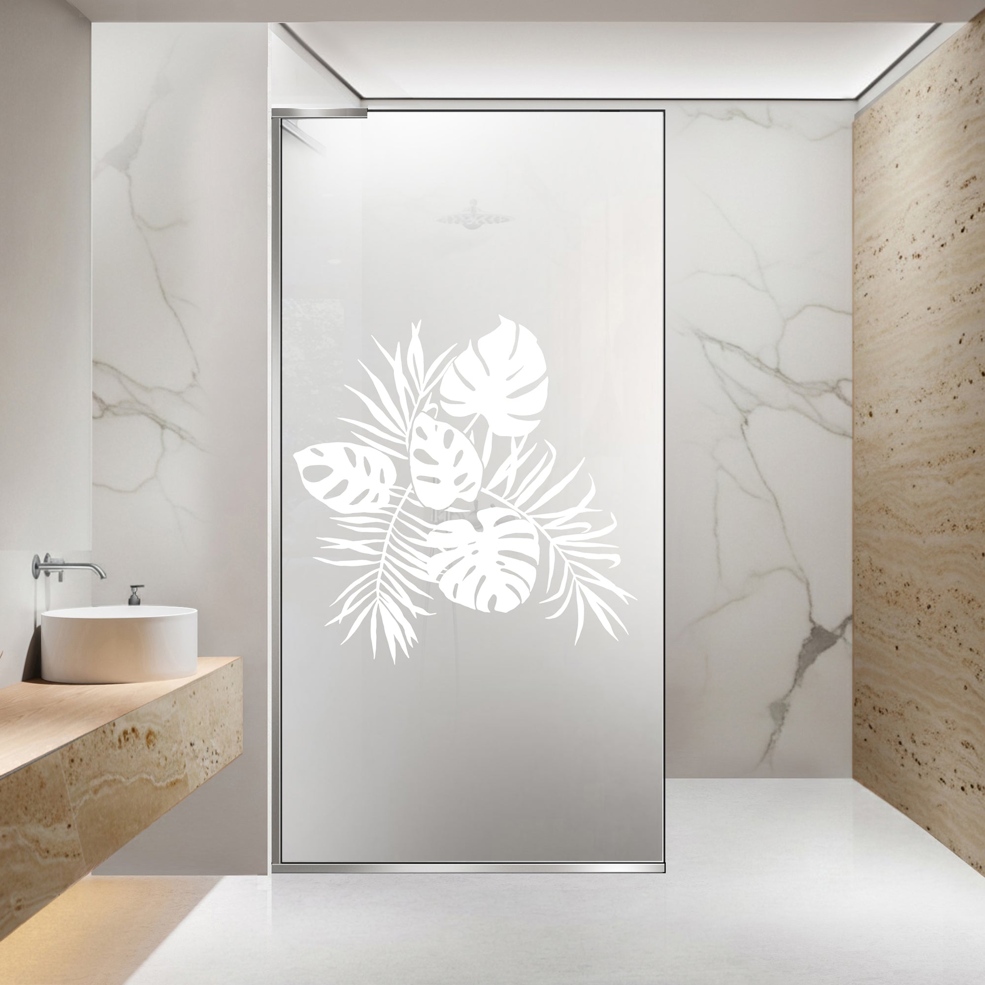 Zuhanyfal Walk-in, Zuhanyfal Rozsdamentes acél, #Matt #Matt