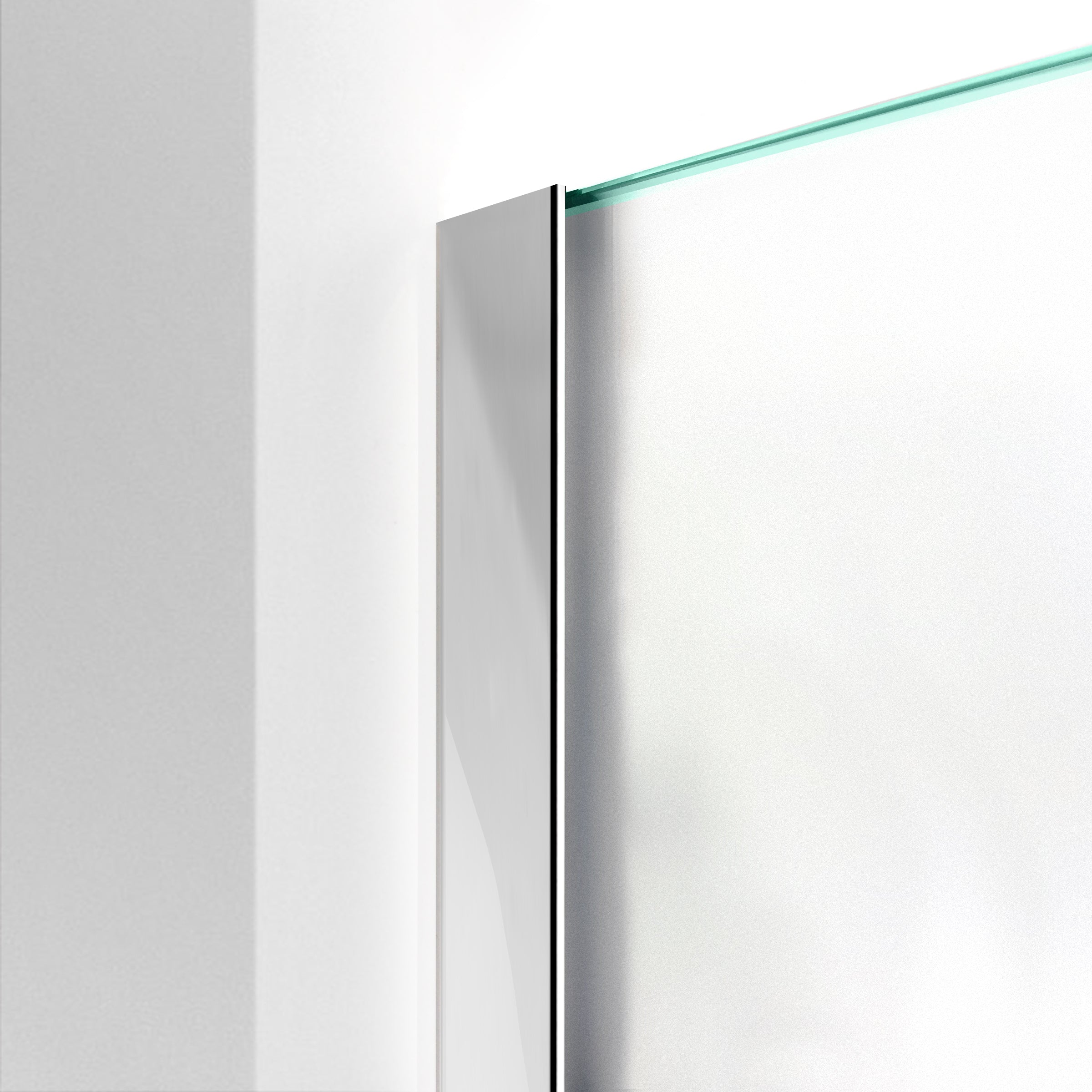 Zuhanyfal Walk-in, Zuhanyfal Rozsdamentes acél, #Matt #Matt