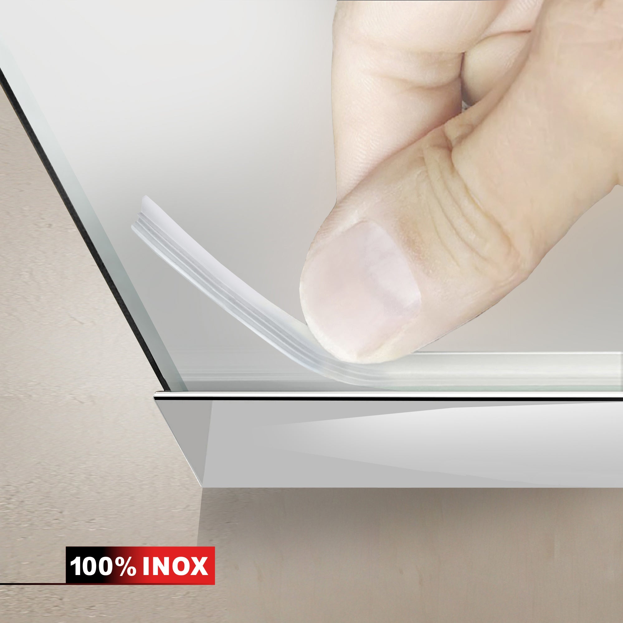Matt lengőajtós zuhanykabin