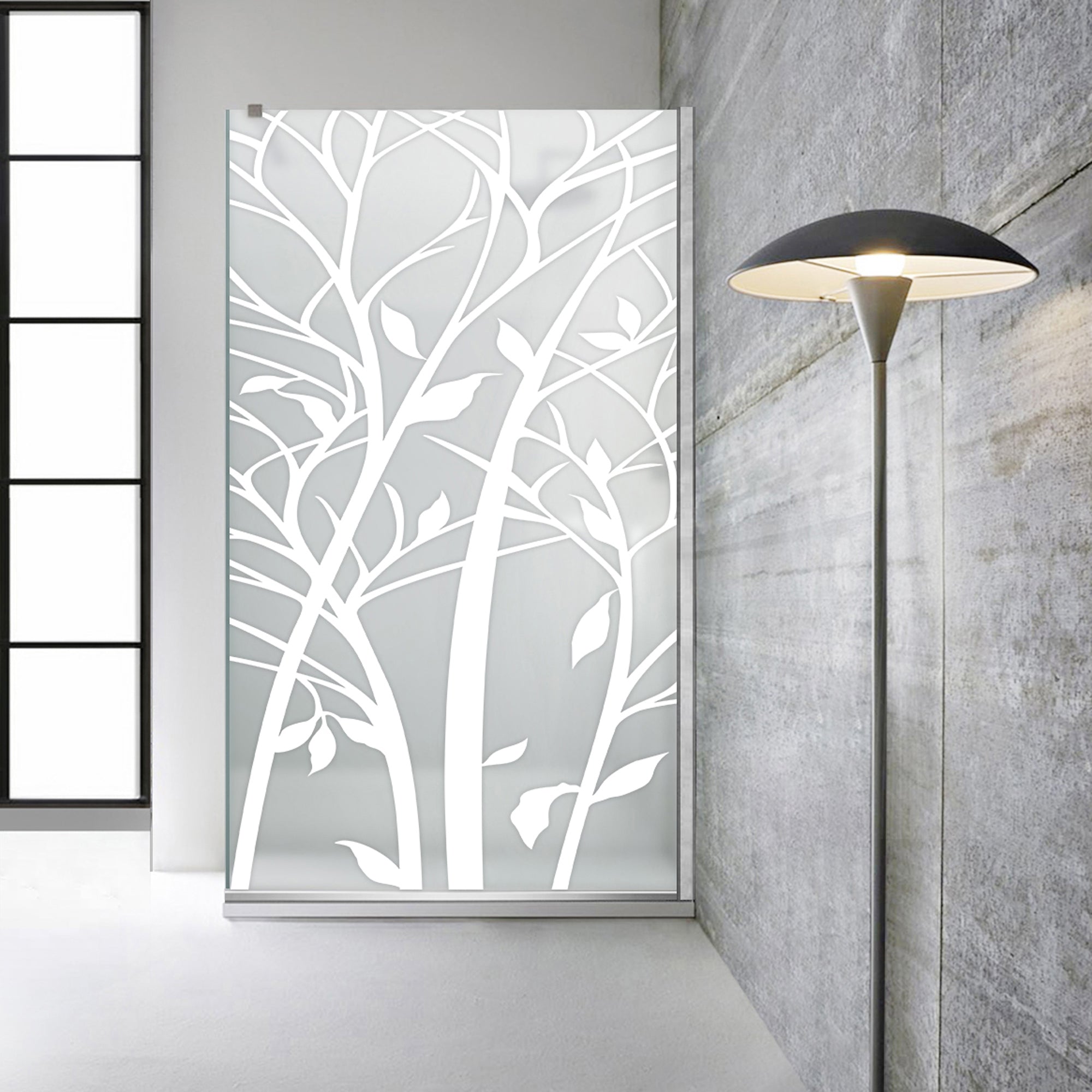 Paravan dus Walk-in, Perete dus Inox, #Mata #Matt