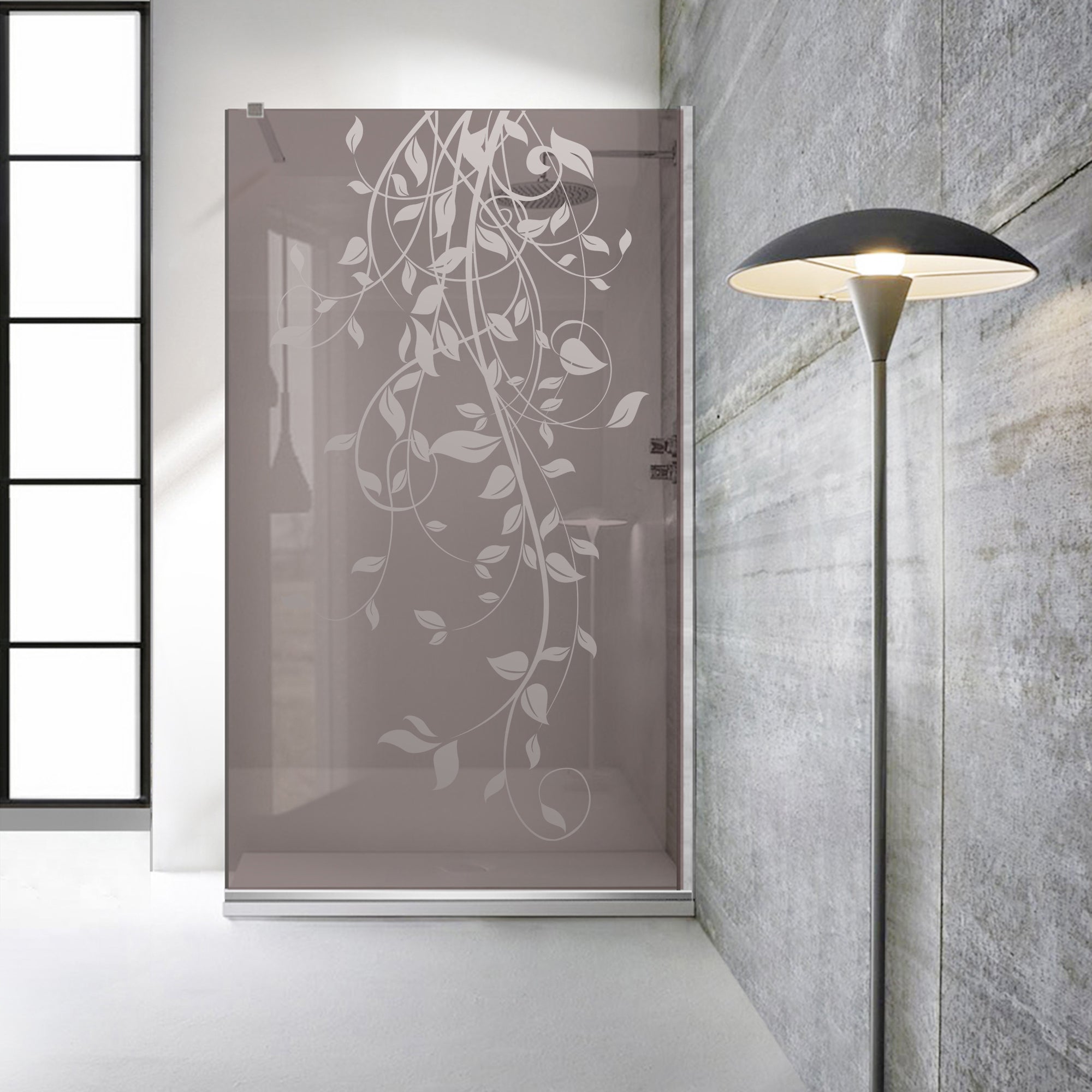 Zuhanyfal Walk-in, Zuhanyfal Rozsdamentes acél, #Bronz #Bronz