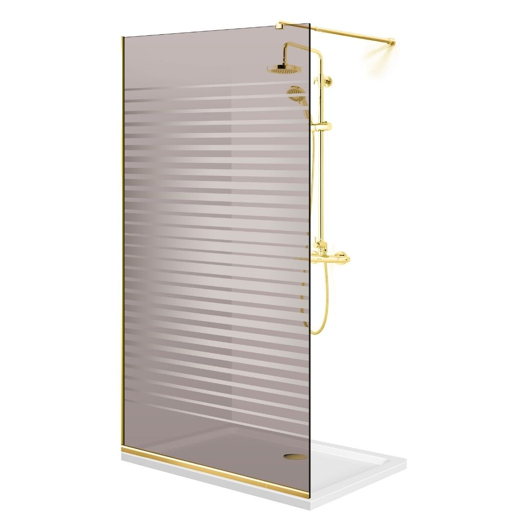 Zuhanyfal Walk-in, zuhanyfal Arany, #Bronz #Bronz