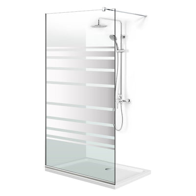 Zuhanyfal Walk-in, Zuhanyfal Rozsdamentes acél, #Átlátszó #Víztiszta