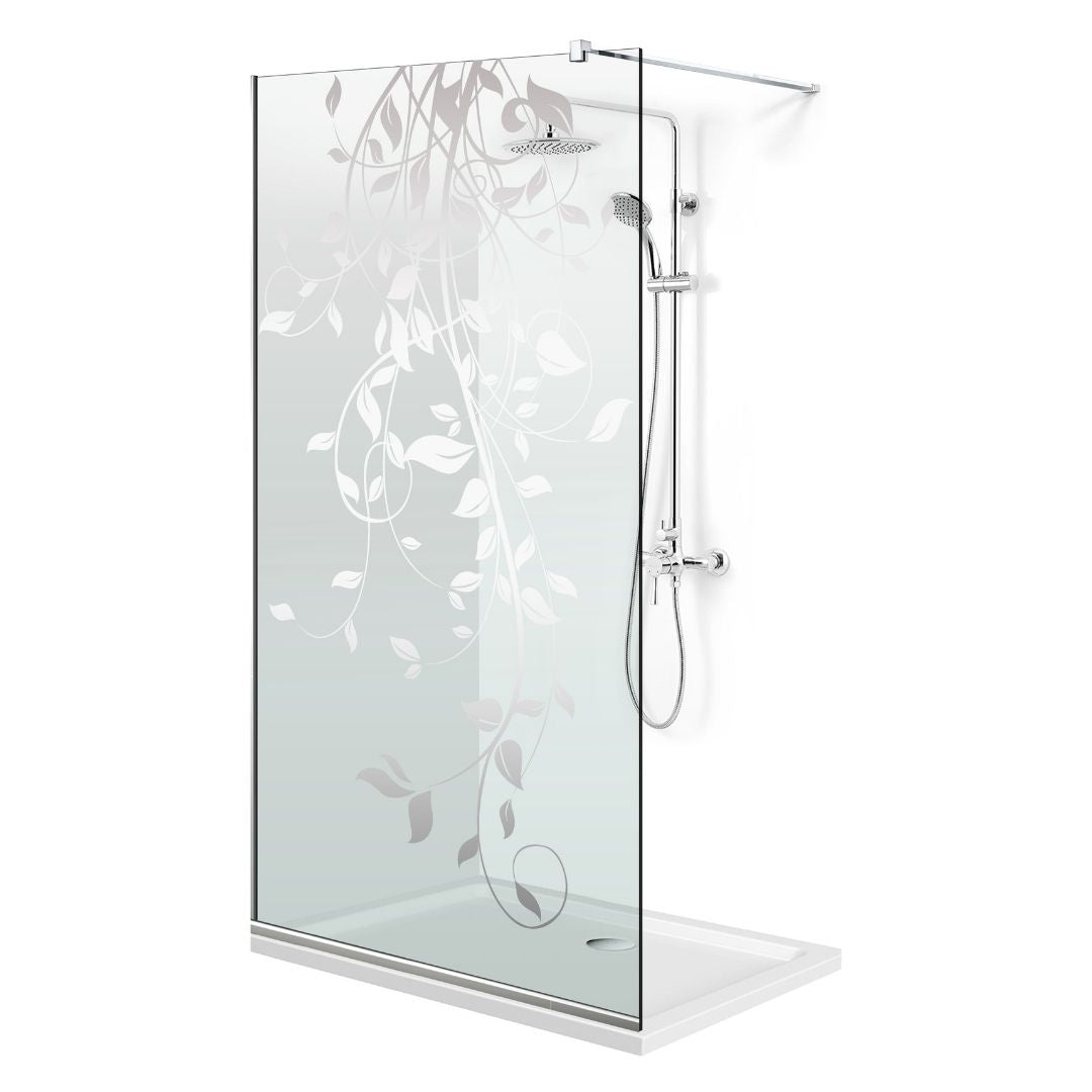 Zuhanyfal Walk-in, Zuhanyfal Rozsdamentes acél, #Átlátszó #Víztiszta
