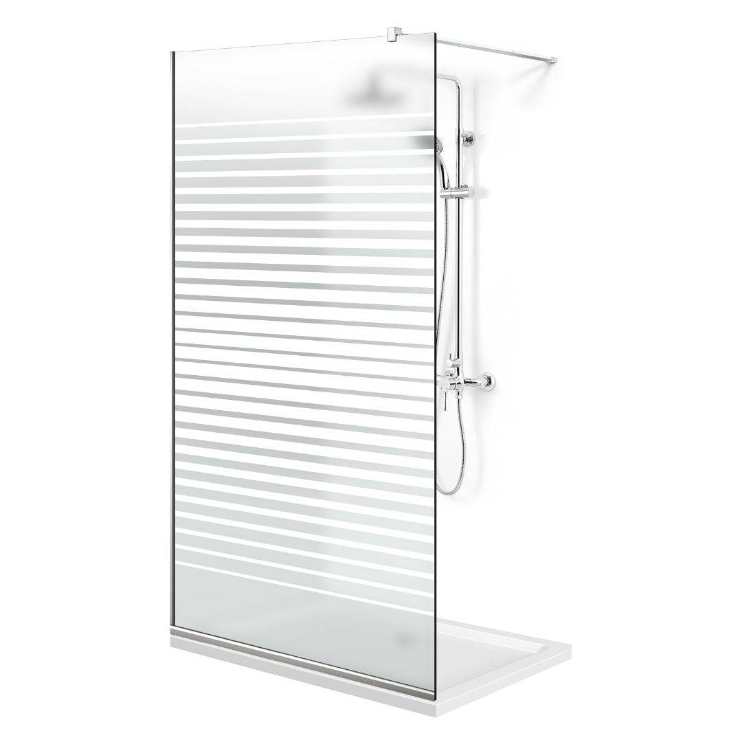 Zuhanyfal Walk-in, Zuhanyfal Rozsdamentes acél, #Matt #Matt