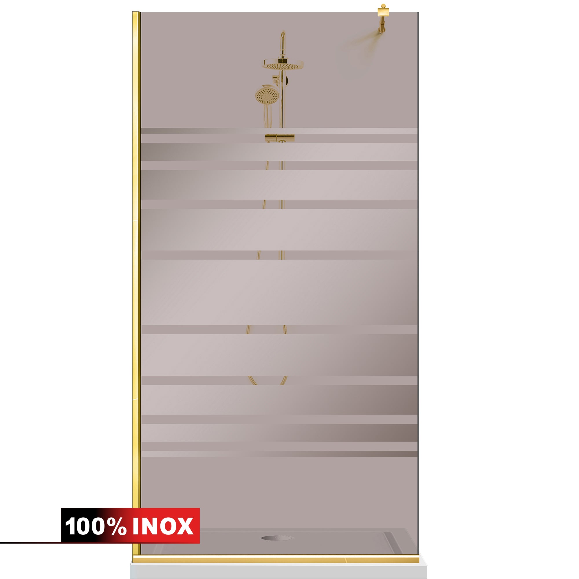 Zuhanyfal Walk-in, zuhanyfal Arany, #Bronz #Bronz
