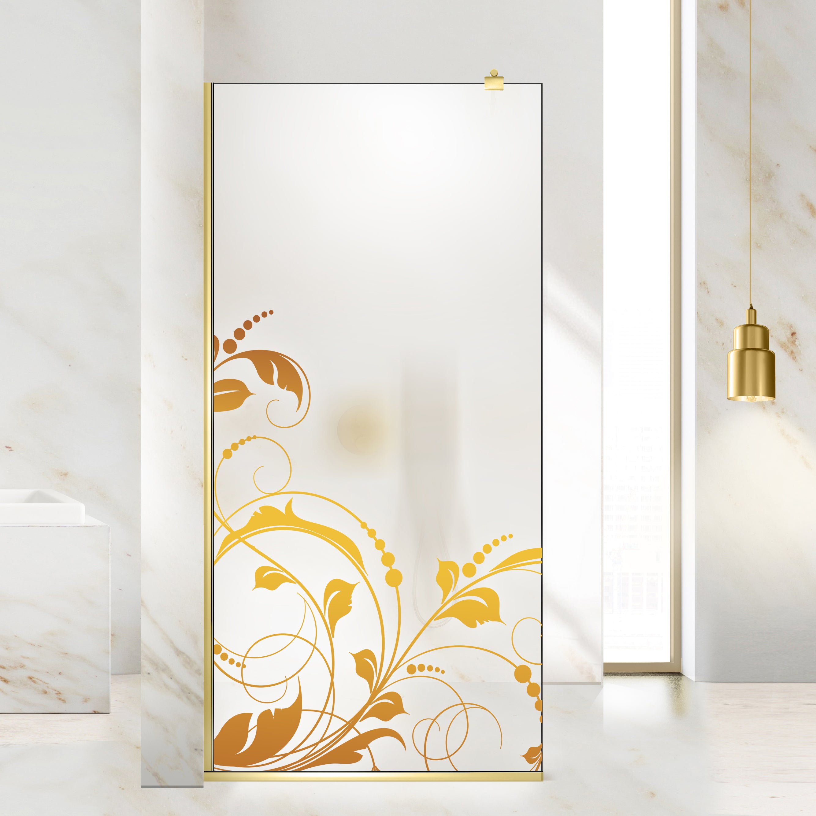 Zuhanyfal Walk-in, Zuhanyfal Arany, #Matt #Matt