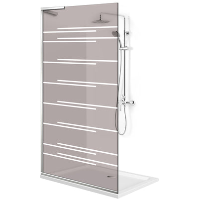 Zuhanyfal Walk-in, Zuhanyfal Rozsdamentes acél, #Bronz #Bronz