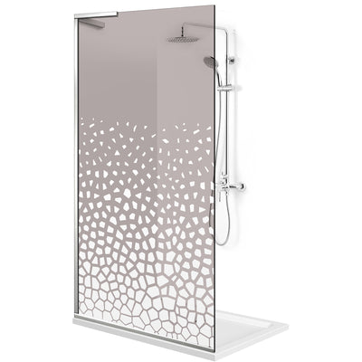Zuhanyfal Walk-in, Zuhanyfal Rozsdamentes acél, #Bronz #Bronz