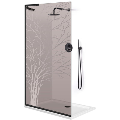 Zuhanyfal Walk-in, Zuhanyfal Rozsdamentes acél, #Bronz #Bronz