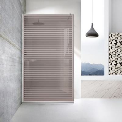 Zuhanyfal Walk-in, Zuhanyfal Rozsdamentes acél, #Bronz #Bronz