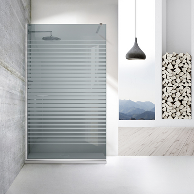 Zuhanyfal Walk-in, Zuhanyfal Rozsdamentes acél, #Szürke #Szürke