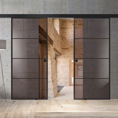 Toló üvegajtó, belső Üvegajtó #Bronz