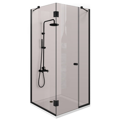Cabina dus cu 3 elemente cu usa batanta