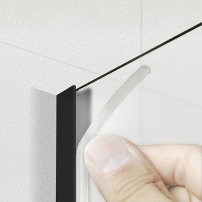 Paravan dus Walk-in, Perete dus Inox, #Mat #Matt