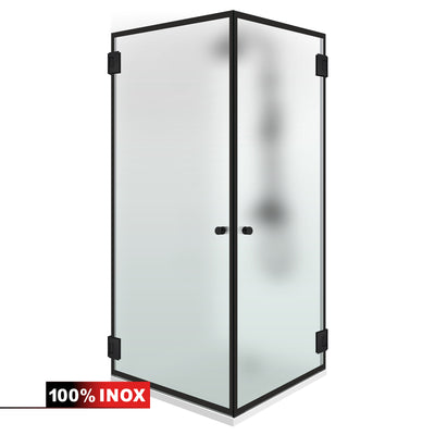 Matt lengőajtós zuhanykabin