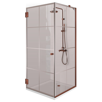 Cabina dus cu usa batanta #Bronz