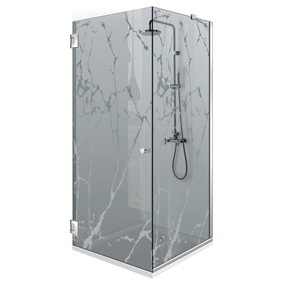 Cabina dus cu usa batanta #Gri