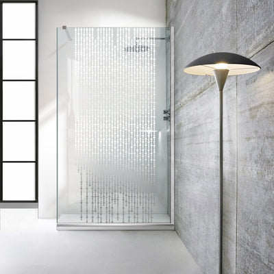 Zuhanyfal Walk-in, Zuhanyfal Rozsdamentes acél, #Átlátszó #Víztiszta